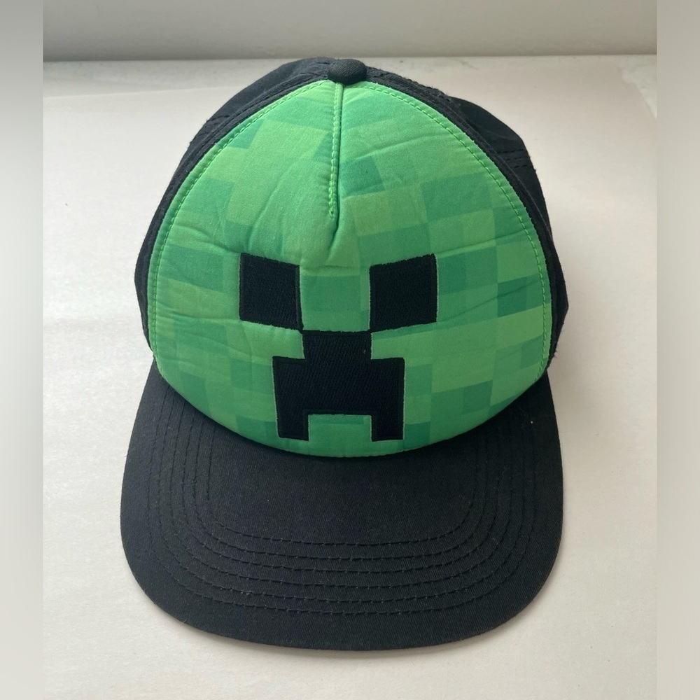 Hat Minecraft Junior‎ Size Adjustable Used Clean